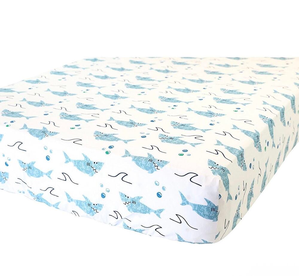 100% Cotton Fitted Crib Sheet - Premium Baby Bedding -Soft, Breathable & Durable
